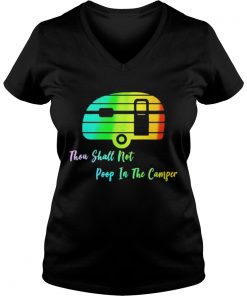 Thou shall not poop in the camper Vneck