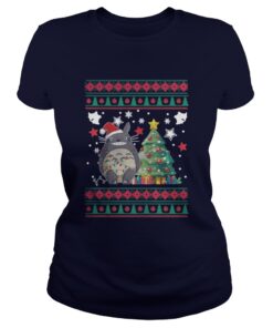 Totoro Christmas Ladies Tee