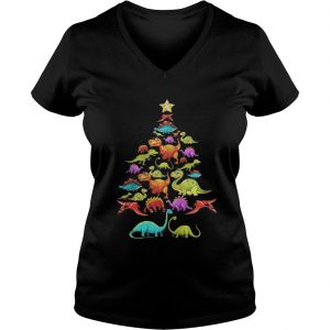 Tree Rex Christmas Vneck