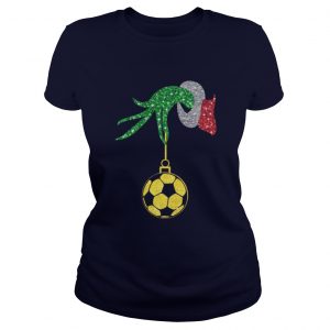 Twinkle Christmas Ball Soccer Ladies Tee