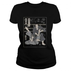 Two Samurai wrestling knockout Ladies Tee