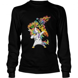 Unicorn Dabbing Nurse Longsleeve Tee
