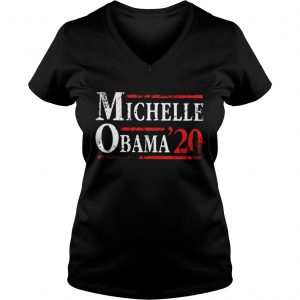 Vote For Michelle Obama 2020 Vneck