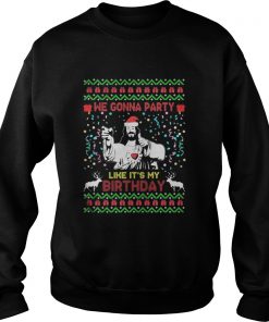 We gonna party like it’s my birthday Jesus Christmas Sweatshirt