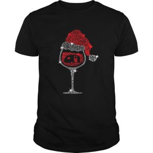 Wine Glass Red Santa Hat Camping Diamond Guys