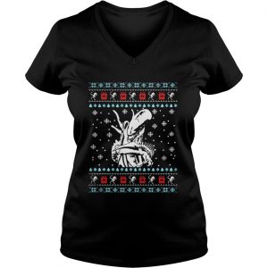 Xenomorph Christmas Vneck