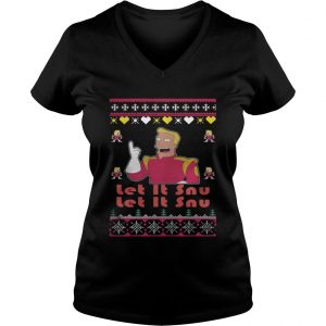 Zapp Brannigan – Let Is Snu Christmas Vneck