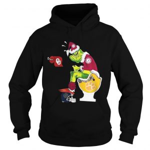 Alabama Crimson Tide Grinch santa toilet Hoodie