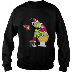 Alabama Crimson Tide Grinch santa toilet Sweatshirt