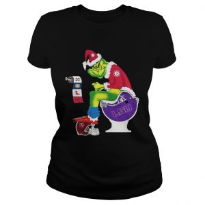 Alabama Santa Grinch toilet Ladies Tee