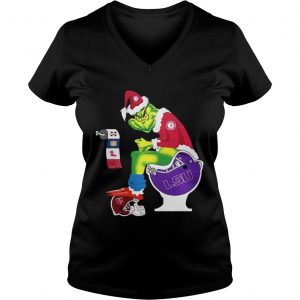 Alabama Santa Grinch toilet Vneck