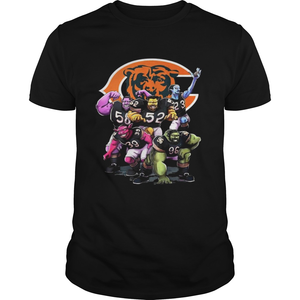 All Heroes Monster Chicago Bears Assemble shirt