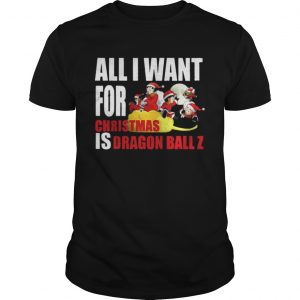 All I For Christmas Is Dragon Ball Z Guys Tee