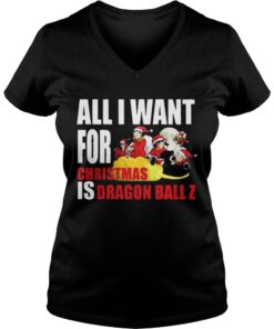 All I For Christmas Is Dragon Ball Z Vneck
