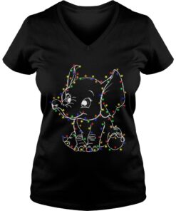 Baby Elephant led light Christmas Vneck