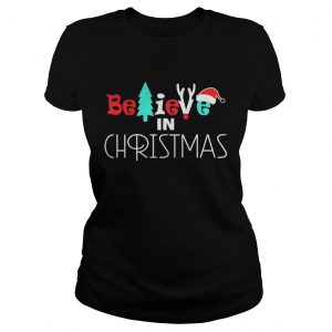 Believe In Christmas Ladies Tee