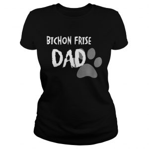 Bichon Frise Dad Ladies Tee