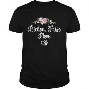 Bichon Frise Dog Mom Floral Unisex