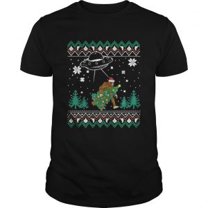 Bigfoot Christmas Tree Bigfoot Decoration Christmas Guys Tee