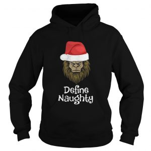Bigfoot Santa define naughty Hoodie