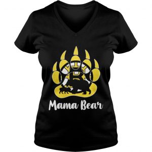 Boston Bruins Mama Bear Paw Vneck