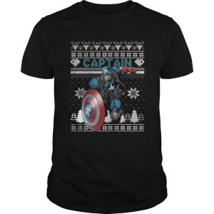 Captain Marvel ugly christmas Guys Tee