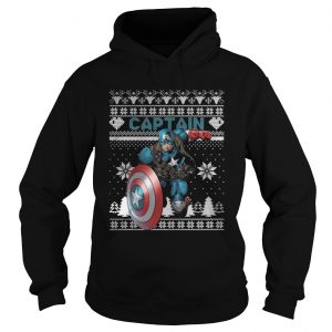 Captain Marvel ugly christmas Hoodie
