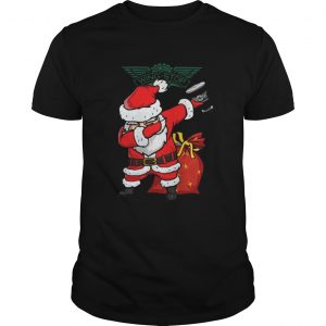 Dabbing Santa Claus Wing Stop Unisex Tee