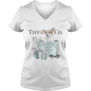 Dachshund Tiffany and CO Vneck