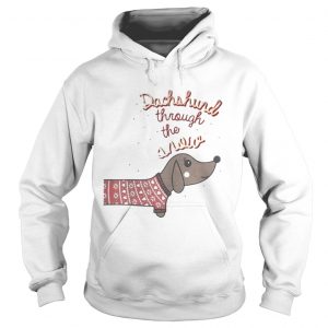 Dachshund through the snow Hoodie