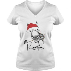 Donkey Merry Kiss My Ass Vneck
