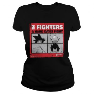 Dragon Ball Z Fighters a hard days fight Ladies Tee