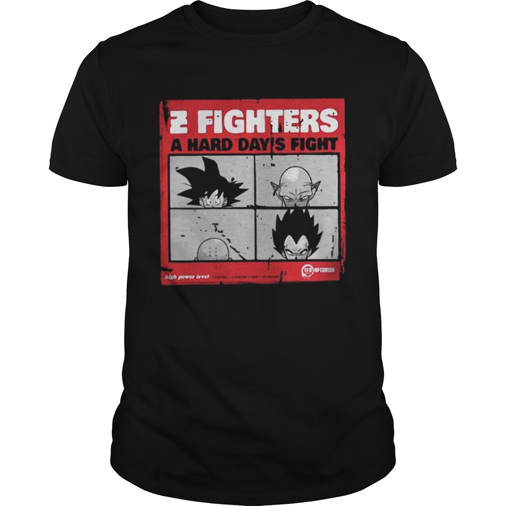 Dragon Ball Z Fighters a hard days fight shirt