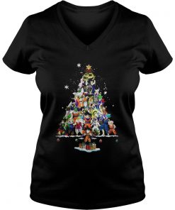 Dragon ball christmas tree Vneck