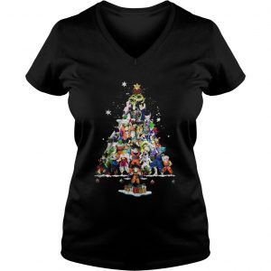 Dragon ball christmas tree Vneck