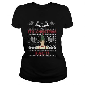 Dwight Schrute It’s Christmas Fact sweat Ladies Tee