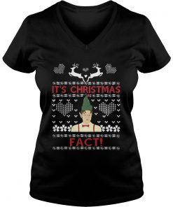 Dwight Schrute It’s Christmas Fact sweat Vneck