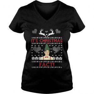 Dwight Schrute It’s Christmas Fact sweat Vneck
