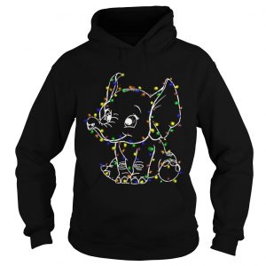 Elephant christmas light Hoodie