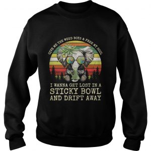 Elephant give me the weed boys free my soul sunset Sweater