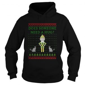 Elf does Someone Need A Hug Christmas sweat Hoodie