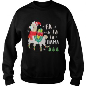 Fa La La La Llama Cute Llama Christmas Sweatshirt