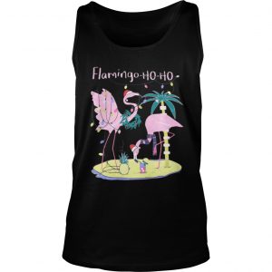 Flamingo ho ho Christmas Tank Top