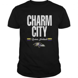 Funny Charm City Baltimore Ravens Football Unisex Tee