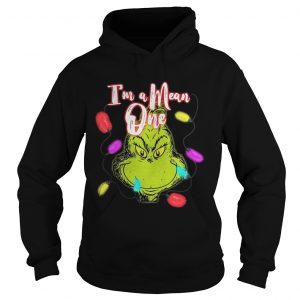 Grinch I’m a Mean one Christmas light Hoodie