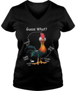 Hei hei guess what guess chicken butt Vneck