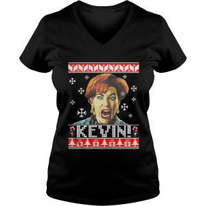 Home Alone Kevin ugly Christmas Vneck