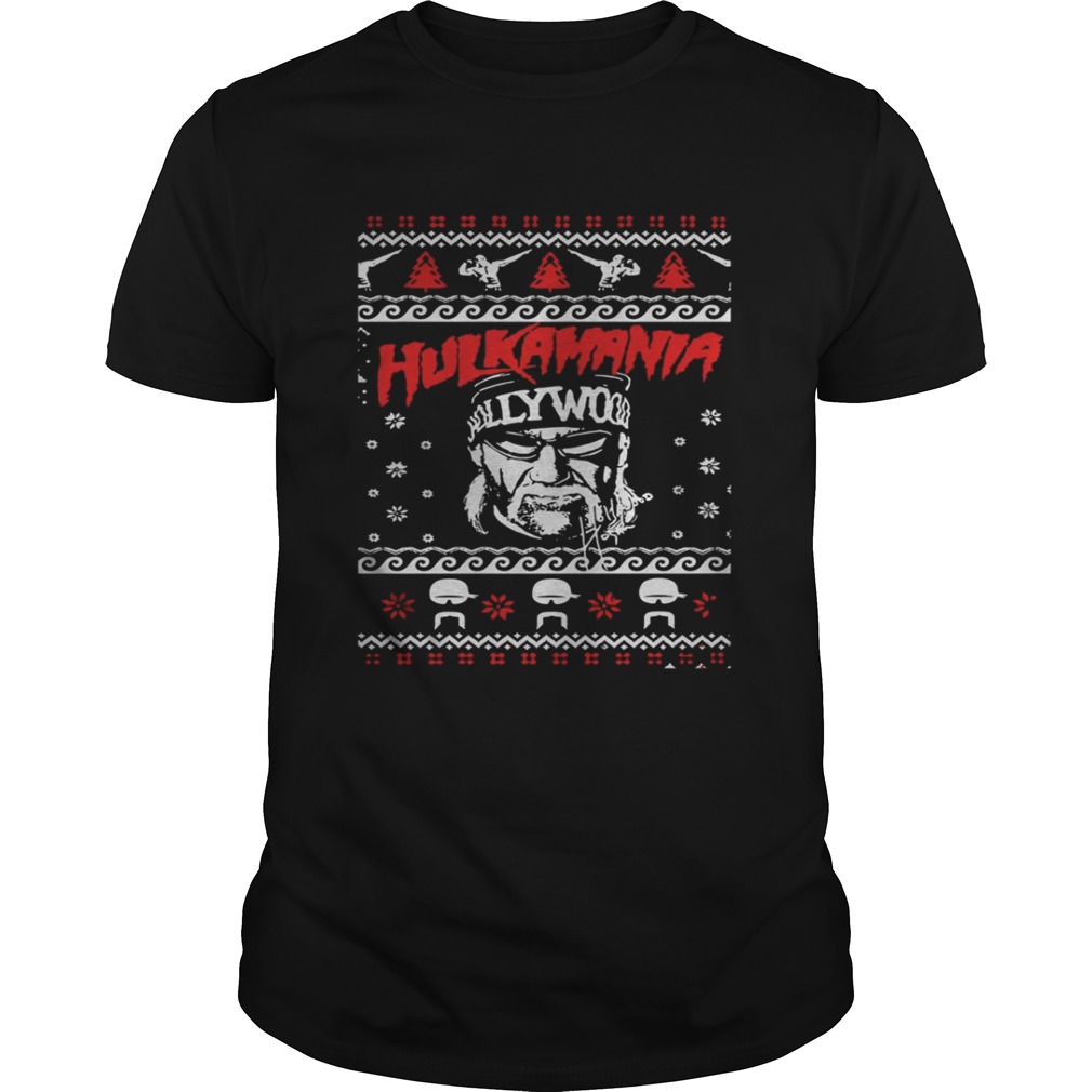 Hulkamania hollywood christmas shirt