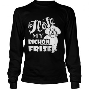 I Love My Bichon Frise Longsleeve Tee