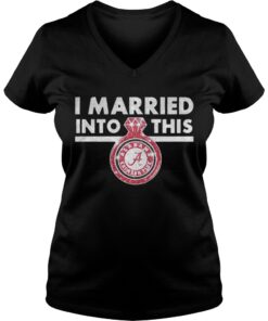 I married into this Alabama Crimson Tide diamond ring Vneck